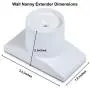 Wall Nanny Extender - 4 Inch Baby Gate Extension Kit (Made in USA) Extends Pressure Mounted Gates + Protects Walls + Stabilizes Gate - for Child, Pet & Dog Gates - Works on Stairs - Protector (4 Pack)