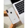 DTTO iPhone Xs Case, Clear Soft TPU Cover Case with Metal Luster Protactive Edge for Apple iPhone Xs(2018), Also Compatible with iPhone X(2017) 5.8 Inch, Gold