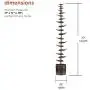 Alpine Corporation MCC390L-SL Metal Silver Tiered Floor Indoor/Outdoor Water Fountain for Garden, Entryway, Patio, Yard Alpine Corporation MCC390L-SL Metal Silver Tiered Floor Indoor/Outdoor Water Fountain for Garden, Entryway, Patio, Yard