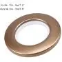 64 Pack Curtain Grommets,CENGOOD Inner Diameter 1-9/16''(4cm) Silencer Sliding Ring ABS Plastic Brown 64 Pack Curtain Grommets,CENGOOD Inner Diameter 1-9/16''(4cm) Silencer Sliding Ring ABS Plastic Brown