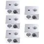 ExcelFu 5pcs 30MM Length Extruder 1.75MM Teflon Throat Tube and 5pcs 0.4MM Brass Extruder Nozzle and 5pcs Heater Blocks Hotend for MK8 Makerbot Anet A8 3D Printer (Bonus: 2pcs hex Key Wrenches) ExcelFu 5pcs 30MM Length Extruder 1.75MM Teflon Throat Tube and 5pcs 0.4MM Brass Extruder Nozzle and 5pcs Heater Blocks Hotend for MK8 Makerbot Anet A8 3D Printer (Bonus: 2pcs hex Key Wrenches)