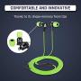 KLIM Fusion Earbuds with Microphone + Long-Lasting Wired Ear Buds - Innovative: in-Ear with Memory Foam + Earphones with Mic and 3.5mm Jack - New 2021 Version - Green KLIM Fusion Earbuds with Microphone + Long-Lasting Wired Ear Buds - Innovative: in-Ear with Memory Foam + Earphones with Mic and 3.5mm Jack - New 2021 Version - Green