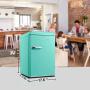 Galanz GLR25MGNR10 Retro Compact Refrigerator, 2.5 Cu Ft, Green