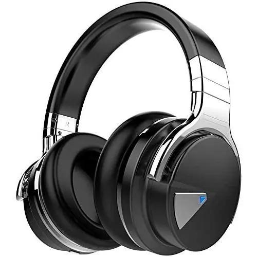 COWIN E7 Active Noise Cancelling Headphones Bluetooth Headphones with Microphone Deep Bass Wireless Headphones Over Ear, Comfortable Protein Earpads, 30 Hours Playtime for Travel/Work, Black COWIN E7 Active Noise Cancelling Headphones Bluetooth Headphones with Microphone Deep Bass Wireless Headphones Over Ear, Comfortable Protein Earpads, 30 Hours Playtime for Travel/Work, Black