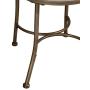 Hillsdale Emerson Metal Vanity Stool, Golden Bronze