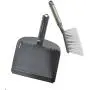 Evriholder Sophisti-Clean Stainless Steel Dustpan and Brush, Silver Evriholder Sophisti-Clean Stainless Steel Dustpan and Brush, Silver