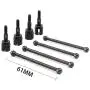YU-NIYUT 1Set Metal Drive Shaft Dogbones Stub Wheel A.x.l.e 1/10 H.S.P RC Model Car Spare Part RC Vehicle Modification Fun for Adults and Kids