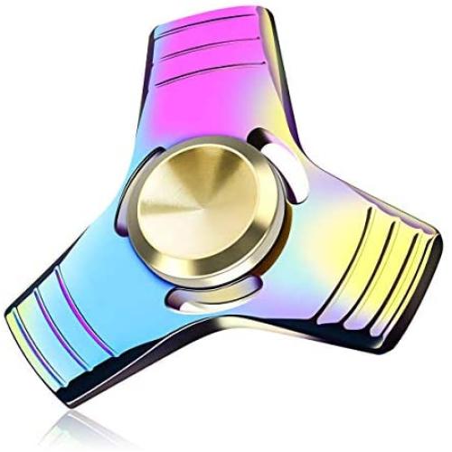 ATESSON Fidget Spinner Toy Ultra Durable Stainless Steel Bearing High Speed 3-10 Min Spins Precision Metal Hand Spinner EDC, ADHD Focus Anxiety Stress Relief Boredom Killing Time Toys for Kids Adults