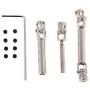 Fityle RC Car Metal Drive Shaft Parts for 1/16 Scale WPL Military Truck B14 B16 B24 B36 Upgrade Parts