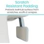 Vive Bathtub Rail - Heavy Duty Bathroom Tub Safety Rail for Elderly, Seniors, Handicap and Disabled - Clamp Railing Bath Support - Adjustable Shower Hand Grip - Handle Assist Grab Bar - Fits Most Tubs