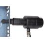 Yescom 10 Ton Hydraulic Knockout Punch Hole Driver Kit Complete Tool Set with 6 Dies
