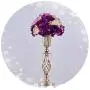 Set of 2 Tall Metal Wedding Centerpieces for Reception Tables, Gold Flower Vase Stand, Base Decortion for Party, Events, Birthday, Celebration Ceremonies (Gold, 23.2in)