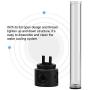 Water Cooling Tank, 190mm / 240mm / 300mm / 400mm50mm Diameter POM Cylindrical CPU Water Cooler Reservoir System Heat Sink Kit for PC Computer(400mm)