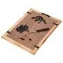 Topoox 25 Pieces Sawtooth Picture Frame Hanging 1.5” Hangers Double Hole with 100 Pieces 0.8” Photo Frame Turn Button with Screws, Black