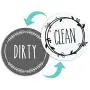 BabyPop! Newest Design Dishwasher Magnet Clean Dirty Sign Indicator, Trendy Universal Double Sided Kitchen Dish Washer Refrigerator Magnet, Bonus Magnetic Plate for Kitchen Organization and Storage BabyPop! Newest Design Dishwasher Magnet Clean Dirty Sign Indicator, Trendy Universal Double Sided Kitchen Dish Washer Refrigerator Magnet, Bonus Magnetic Plate for Kitchen Organization and Storage