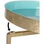 Kate and Laurel Celia Round Foldable Tray Accent Table, 14'' x 14'' x 25.75'', Light Teal and Gold, Modern Minimalist Design and Magnetic Tabletop Kate and Laurel Celia Round Foldable Tray Accent Table, 14'' x 14'' x 25.75'', Light Teal and Gold, Modern Minimalist Design and Magnetic Tabletop