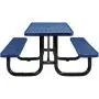 72'' Rectangular Picnic Table, Surface Mount, Blue 72'' Rectangular Picnic Table, Surface Mount, Blue