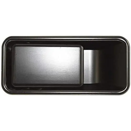 Tailgate Handle compatible with Jeep Wrangler 95-06 Smooth Black Metal (Zinc)