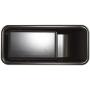 Tailgate Handle compatible with Jeep Wrangler 95-06 Smooth Black Metal (Zinc)