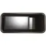 Tailgate Handle compatible with Jeep Wrangler 95-06 Smooth Black Metal (Zinc)