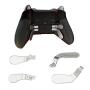 Hisonders 15 in 1 Metal Thumbsticks Joysticks Paddles Dpads Hair Trigger Locks with T8 Open Tool Replacement Parts Kits for Xbox One Elite Controller (Black)