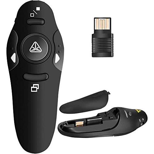 BEBONCOOL RF 2.4GHz Wireless Presenter Remote Presentation USB Control PowerPoint PPT Clicker