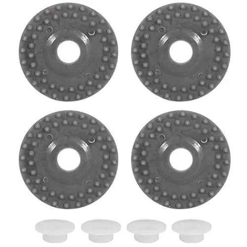 HEEPDD Knitting Machine Rubber Wheel, Metal Knitting Machine Accessory with 4 Ring for Silver Reed SK840 SK830 SK580 SK280 SK270