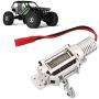 Vbest life RC Metal Winch,Full CNC Metal RC Winch Spare Upgrade Parts Accessories for 1/10 SCX10 Axial Crawler D90(Silver)