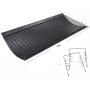 Hisencn 27 inch Ash Pan Repair Parts for Chargriller 1224, 1324, 2121, 2222, 2727, 2828, 2929 Charcoal Grills, Charbroil 17302056, 27'' Drip Pan Grates Replacement Part with 2pcs Fire Grate Hanger