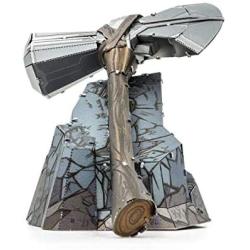 Fascinations Metal Earth 3D Metal Model Kits Marvel Thor Set of 2 - Stormbreaker - Mjolnir Thors Hammer