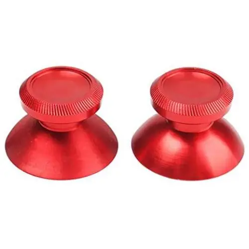 2 PCS Red Joystick Metal Aluminum Alloy Mushroom Cap Analog Thumbstick Thumb Grip Cap for Xbox One PS4 Dualshock 4 Controller Parts 2 PCS Red Joystick Metal Aluminum Alloy Mushroom Cap Analog Thumbstick Thumb Grip Cap for Xbox One PS4 Dualshock 4 Controller Parts