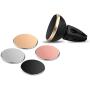 Sakula Circular Car Mount Metal Plate for All Magnetic Car Mount Cellphone Holder Red