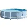 Intex 15ft X 42in Prism Frame Pool Set with Filter Pump, Ladder, Ground Cloth & Pool Cover Intex 15ft X 42in Prism Frame Pool Set with Filter Pump, Ladder, Ground Cloth & Pool Cover