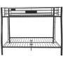 ACME Limbra Full XL/Queen Bunk Bed - 38005 - Sandy Black
