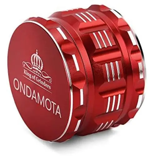 Herb Grinder Large 4 Piece 2.5'' More Advanced for Easier, Reliable Use. Ideal for Preparing Ingredients, Nutrients, Herbs. (Red) Herb Grinder Large 4 Piece 2.5'' More Advanced for Easier, Reliable Use. Ideal for Preparing Ingredients, Nutrients, Herbs. (Red)