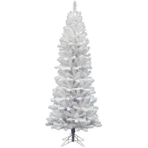 Vickerman White Salem Pencil Pine Tree with 217 Tips, 4.5-Feet by 24-Inch Vickerman White Salem Pencil Pine Tree with 217 Tips, 4.5-Feet by 24-Inch