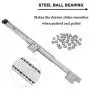 FRMSAET Heavy Duty 12/14/16/18 inches Thickness Steel Construction Ball Bearing Keyboard Slides Keyboard Drawer Slides Tray Accessories Cabinet Furniture Hardware Rails (14 inches, Silver) FRMSAET Heavy Duty 12/14/16/18 inches Thickness Steel Construction Ball Bearing Keyboard Slides Keyboard Drawer Slides Tray Accessories Cabinet Furniture Hardware Rails (14 inches, Silver)