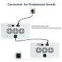 Roleadro LED Grow Light, 1200W 2nd Generation Plant Light Full Spectrum for Indoor Greenhouse Hydroponic Plants Veg and Flower