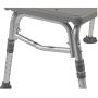 Drive Medical 12011KD-1 Plastic Tub Transfer Bench with Adjustable Backrest (Color May Vary)
