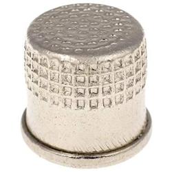 Large Retro Metal Thimble for Sewing - Quilting Vintage Stainless Steel Thimbles Safety Medium