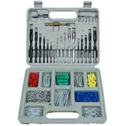 official Rotorazer Professional 310-piece Contractors Drill Bit Set for Bits, Screws and Parts for Screwdrivers, Saws, Drills, Wood, Walls, Metal and Plastic AS SEEN ON TV