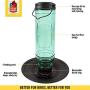 More Birds 28IN 281IN Feeder, 1.5 lb Seed Capacity, Brown