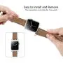 BRG Leather Bands Compatible with Apple Watch Band 44mm 42mm 40mm 38mm, Men Women Replacement Genuine Leather Strap for iWatch SE Series 6 5 4 3 2 1, Brown Band/Silver Adapter, 40mm 38mm