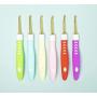 [3rd Gen] Yarn Mania Aiyana Crochet Hooks | Light Up Crochet Hooks w/ 16 Sizes Interchangeable Aluminum Heads | Ergonomic Curve Shape, Soft Handle and Two Brightness Settings (Premium Set)