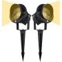 J.LUMI GBS9709 LED Landscape Spotlight with Stake. 9W 120V AC, Flag Spotlight Outdoor, Landscape Lights, 75 watt Replacement, 36'' Cord with Plug, Metal Spike Stand, Not Dimmable (Pack of 2) J.LUMI GBS9709 LED Landscape Spotlight with Stake. 9W 120V AC, Flag Spotlight Outdoor, Landscape Lights, 75 watt Replacement, 36'' Cord with Plug, Metal Spike Stand, Not Dimmable (Pack of 2)