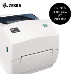 Zebra GC420t Thermal Transfer Desktop Printer Print Width of 4 in USB Serial and Parallel Port Connectivity GC420-100510-000