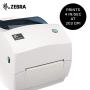 Zebra GC420t Thermal Transfer Desktop Printer Print Width of 4 in USB Serial and Parallel Port Connectivity GC420-100510-000