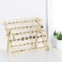 HAITRAL 60-Spool Thread Rack, Wooden Thread Holder Sewing Organizer for Sewing, Quilting, Embroidery, Hair-braiding