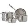 Cuisinart MCP-7N MultiClad Pro Stainless-Steel Cookware 7-Piece Cookware Set - Silver Cuisinart MCP-7N MultiClad Pro Stainless-Steel Cookware 7-Piece Cookware Set - Silver