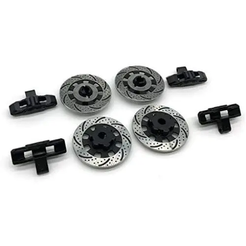 Generic 4PCS Metal Aluminum Wheel Rim Brake Discs for 1/7 TRAXXAS Unlimited Desert Racer UDR RC Car Upgrade Parts (Black) Generic 4PCS Metal Aluminum Wheel Rim Brake Discs for 1/7 TRAXXAS Unlimited Desert Racer UDR RC Car Upgrade Parts (Black)